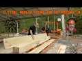 Milling Poplar Siding on the Woodmizer LT 15 wide