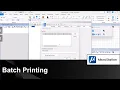 Batch Printing in MicroStation