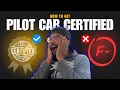 How to get CERTIFIED as a PILOT CAR in 24 hours