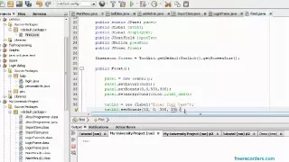 Java Tutorial in Bangla How to create JLabel JTextField JButton in Java swing