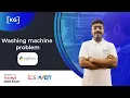 Washing Machine Problem Asked in TCS NQT 2020 Python Solution