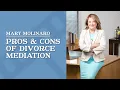 Pros cons of divorce mediation Mary Molinaro