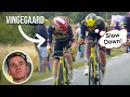 Download Lagu Jonas Vingegaard SURPRISES Evenepoel in Crosswind Attack | Tour de France 2025 Stage 1