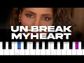 Download Lagu Toni Braxton - Un-Break My Heart (piano tutorial)