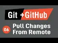 Arabic Learn Git GitHub - Pull Changes From Remote Repository