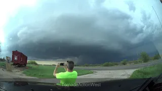 A cell fires and becomes a Tornadic Supercell Hamlin to Lueders TX 2020