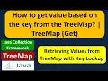 How to get value based on the key from the TreeMap TreeMap Get