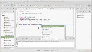 Remote Method Invocation RMI using Scala