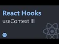 React Hooks Tutorial 17 useContext Hook Part 3 English