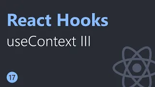 React Hooks Tutorial 17 useContext Hook Part 3 English