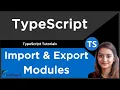 Importing Exporting Modules TypeScript Tutorial