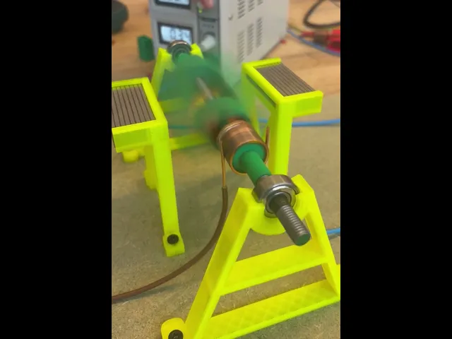 DC-motor, educational video thumbnail