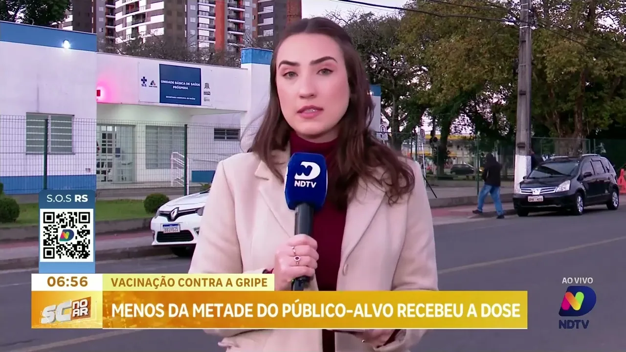 Menos na metade do público alvo recebeu a dose da vacina contra gripe