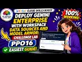 Deploy Gemini Enterprise with Workspace Data Sources and Model Armor