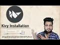 Kivy Installation Tutorial 2021 App Development Using Python MyCodeWorks Session 01