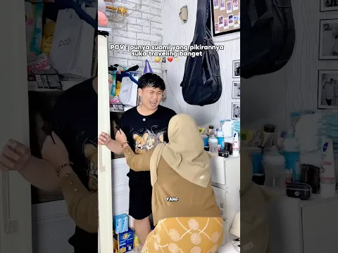 POV PUNYA SUAMI YANG PIKIRANNYA SUKA TRAVELING‼️🙈😳
