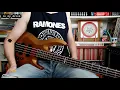 RAMONES - Somebody put something in my drink 🍹 (bass cover w/ Tabs & lyrics)