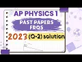 2023 AP Physics 1 FRQ Question 2 Step-by-Step Solution Circus of Physics