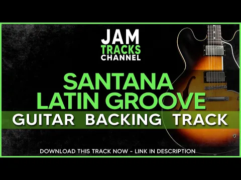 Download MP3 Santana Latin Groove - Guitar Backing Track (Gm Dorian)