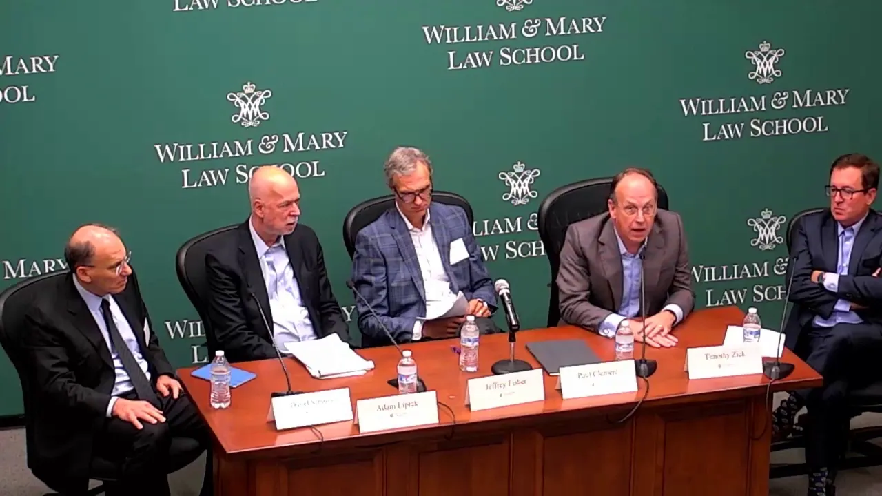 Supreme Court Preview 2019 - Panel 5: Constitutional Law