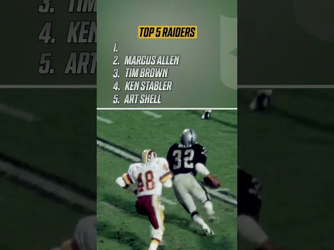 Top 5 Raiders of All Time!