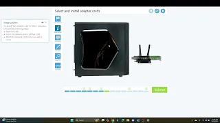 Advanced Hardware Lab 6-2 Select and Install Adapter