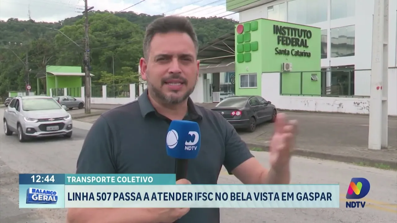 Transporte coletivo: linha 507 passa a atender IFSC no Bela Vista em Gaspar