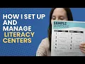 The Ultimate Guide to Setting Up Literacy Centers in the Elementary Classroom