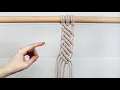 Double Half Hitch Knot Pattern DIY MACRAME