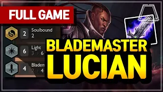 BLADEMASTER LUCIAN! (6 LIGHTS COMP) - Teamfight Tactics Full Game | TFT