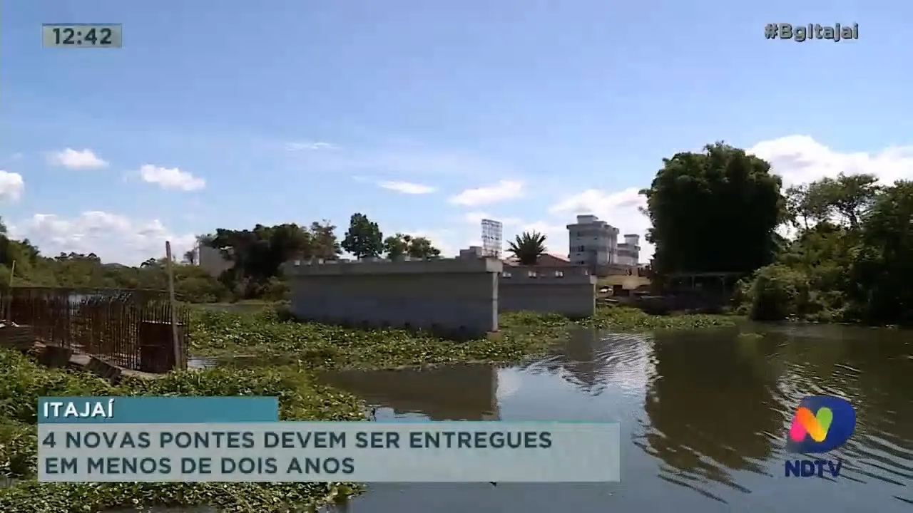 Quatro novas pontes devem ser entregues em menos de 2 anos em Itajaí