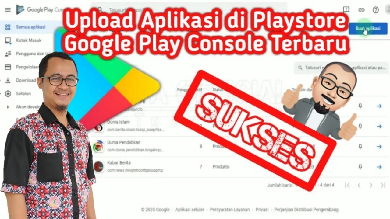 cara upload aplikasi ke playstore | google play console terbaru