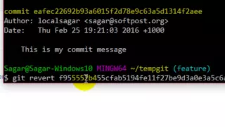 How to undo commit in git