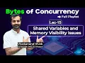 Shared Variables and Memory Visibility Issues in Multithreading Lec-15
