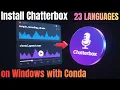 Install Chatterbox TTS on Windows with Conda