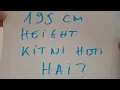 195 cm height kitni hoti hai