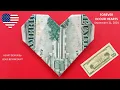 September 11 2001 Money Origami Heart