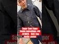 Lagu Zach shows off the Sugar Cane Super Denim Collectibles 14oz Denim Jacket #selvedgedenim