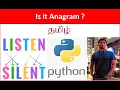 Py Python Scripting - How to find Anagram strings using Sorted