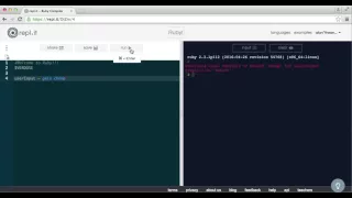 statements and user input Ruby for noobs