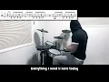 【ドラム譜面】EVERYTHING I NEED / ELLEGARDEN ドラム 叩いてみた【DRUM COVER】