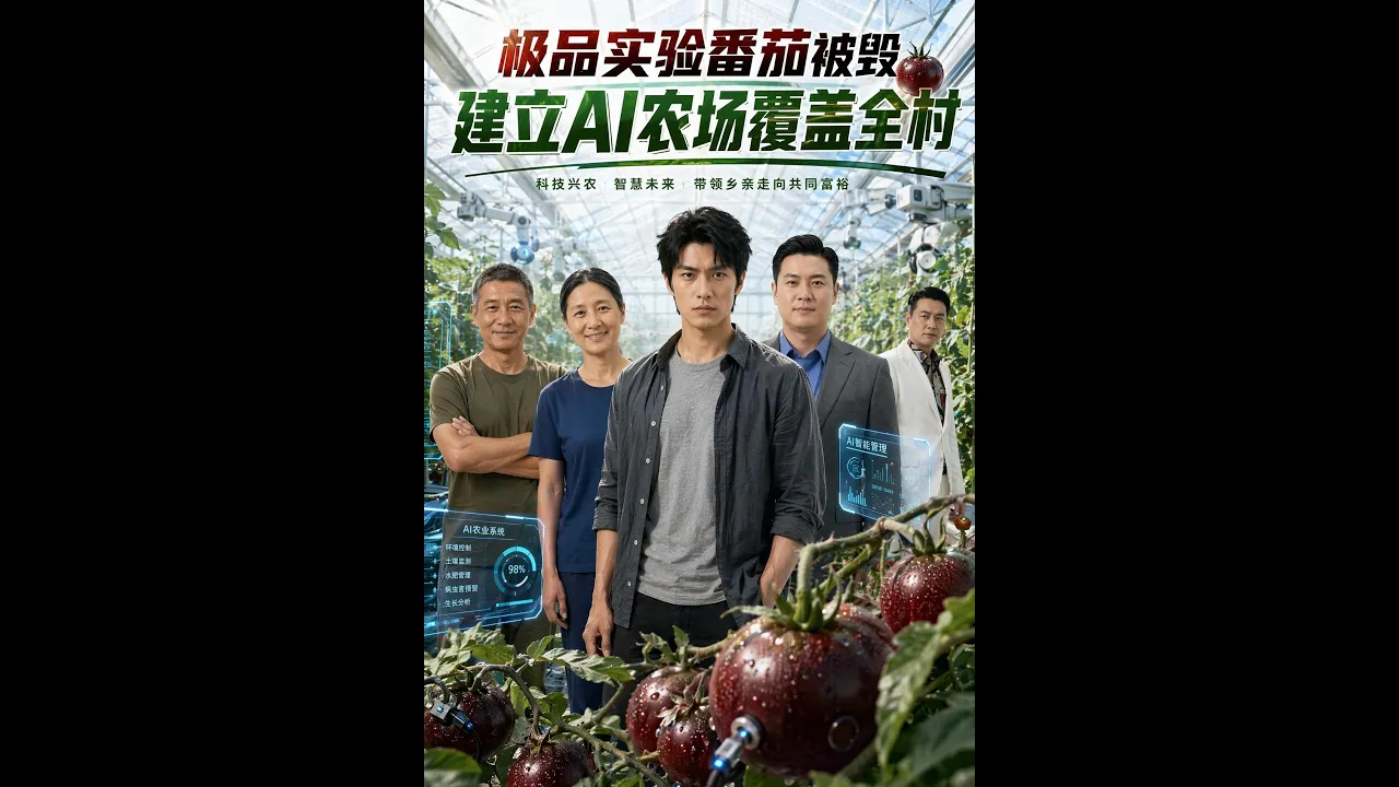 极品实验番茄被毁,建立AI农场覆盖全村