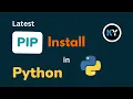 Install PIP In Python Pip Install In Python Windows Latest PIP Install HINDI