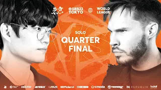 wing vs improver grand beatbox battle 2023 world league solo quarter final