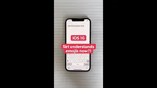 Siri Can Speak Emoji IOS 16 Preview 