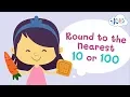 Round Up And Down To The Nearest 10 Or 100 Math Grade 3 Kids Academy