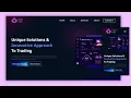 Creating Responsive Trading website template using HTML CSS JavaScript