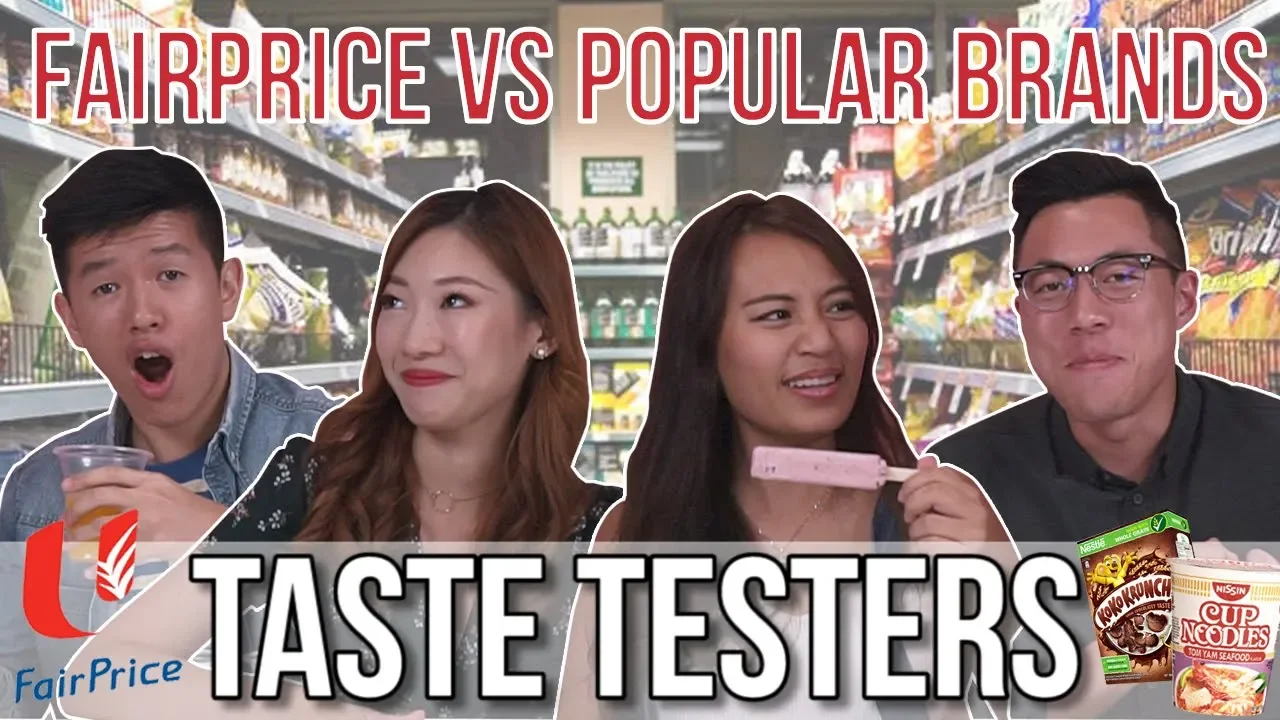 Fairprice Housebrand VS Popular Brands   Taste Testers   EP 69