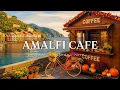 Download Lagu Autumn Jazz at Outdoor Coffee Shop Ambience 🍂 Uplifting Bossa Nova Guitar for a Bright, Happy Day