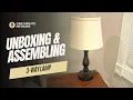 Unboxing Assembling the EJIAXIN Dimmable Charging Lamps Amazon Furniture